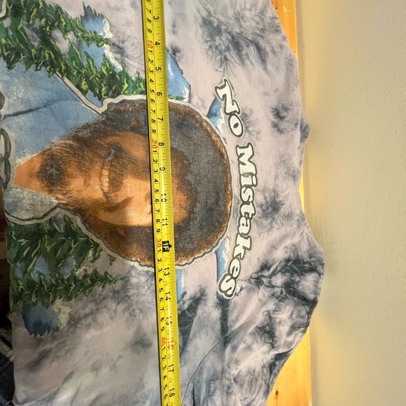 Vintage Bob Ross ‘no mistakes just happy accidents’ the dye long sleeve, med - Picture 8 of 8
